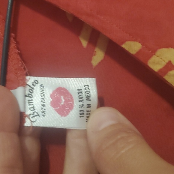 Batik African Print Sleeveless Sunmer Dress M - Picture 3 of 4